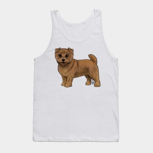 Dog - Norfolk Terrier - Red Tank Top